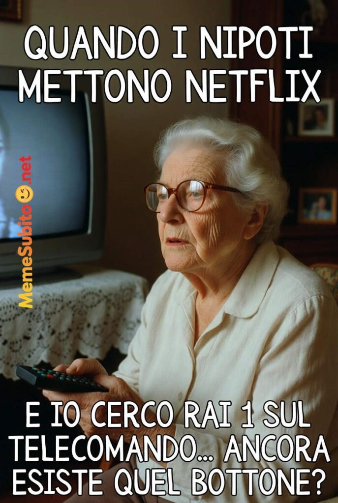 Nonna e la TV