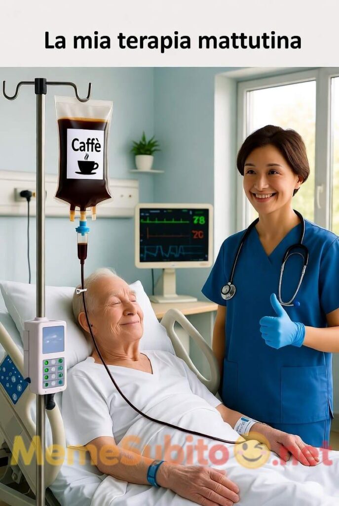 Terapia mattutina con caffè