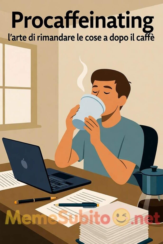 arte di rimandare le cose a dopo il caffè 2