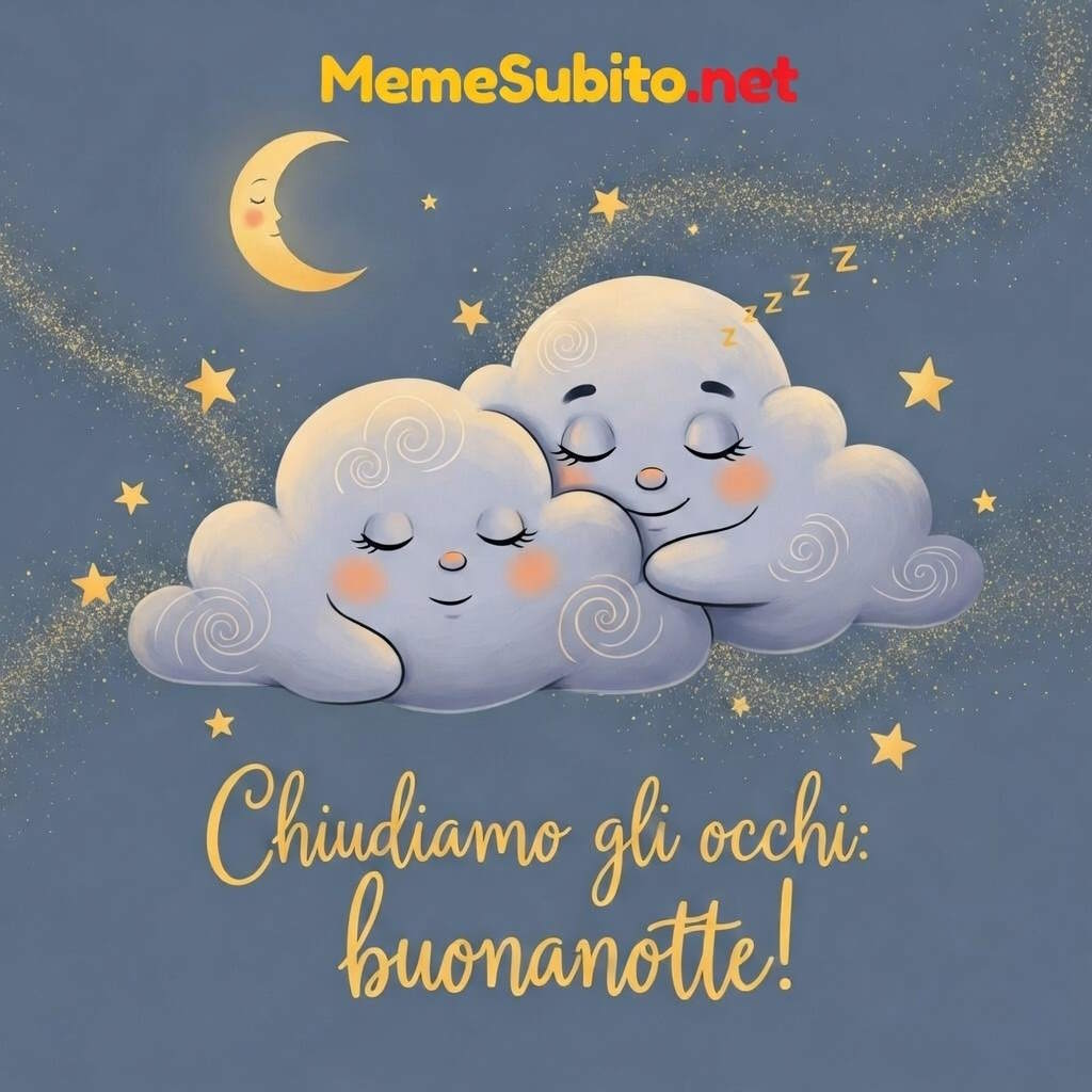 chiudiamo gli occhi
