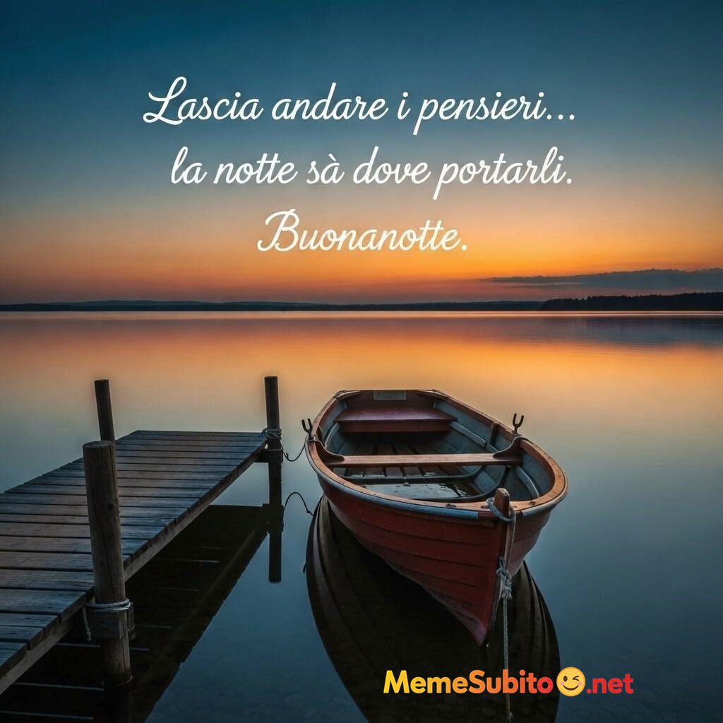 lascia andare i pensieri