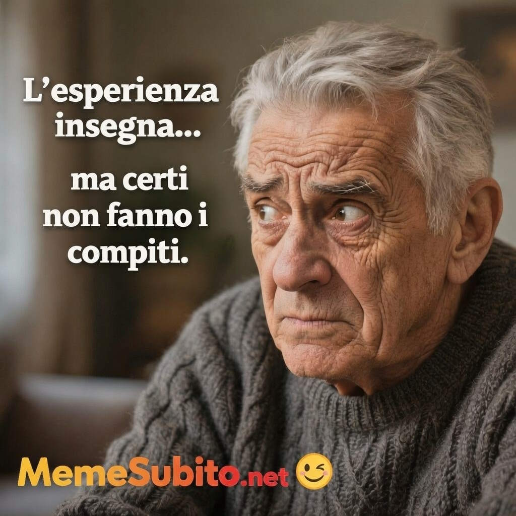 l’esperienza insegna