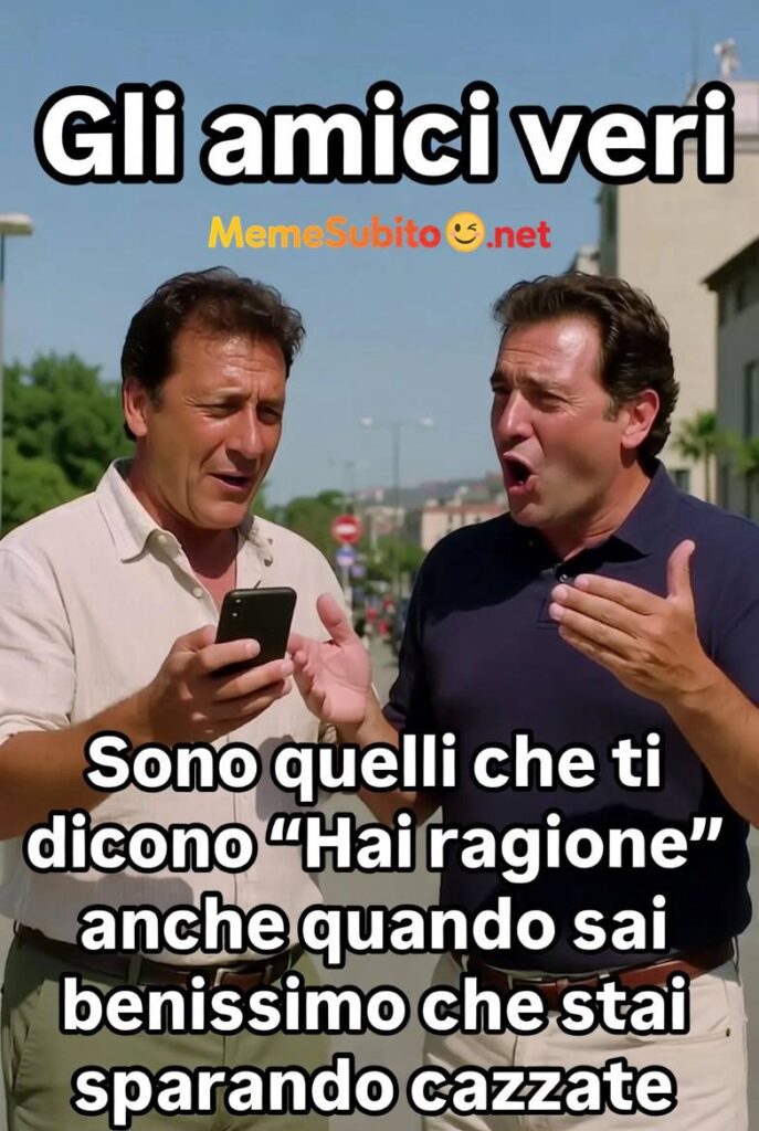 Amicizia autentica – Meme amicizia