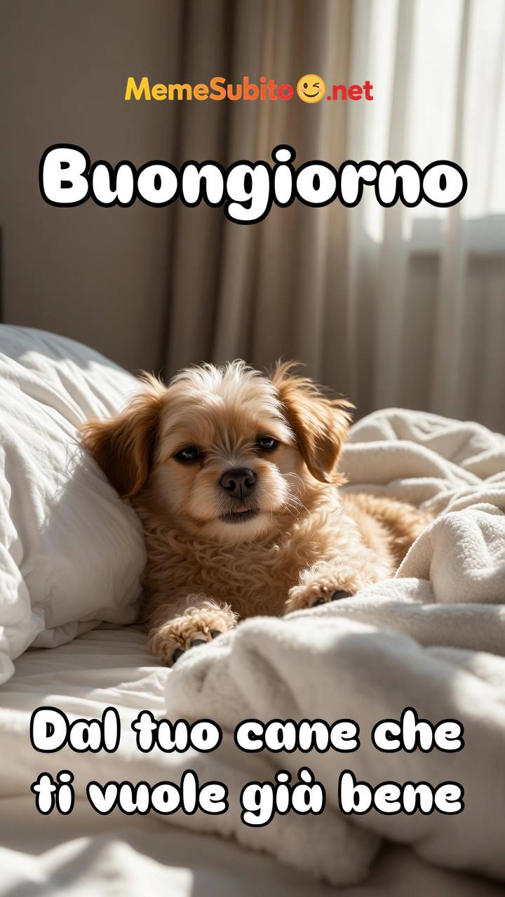 Meme cani italiani #15 – Cane italiano troppo coccolato