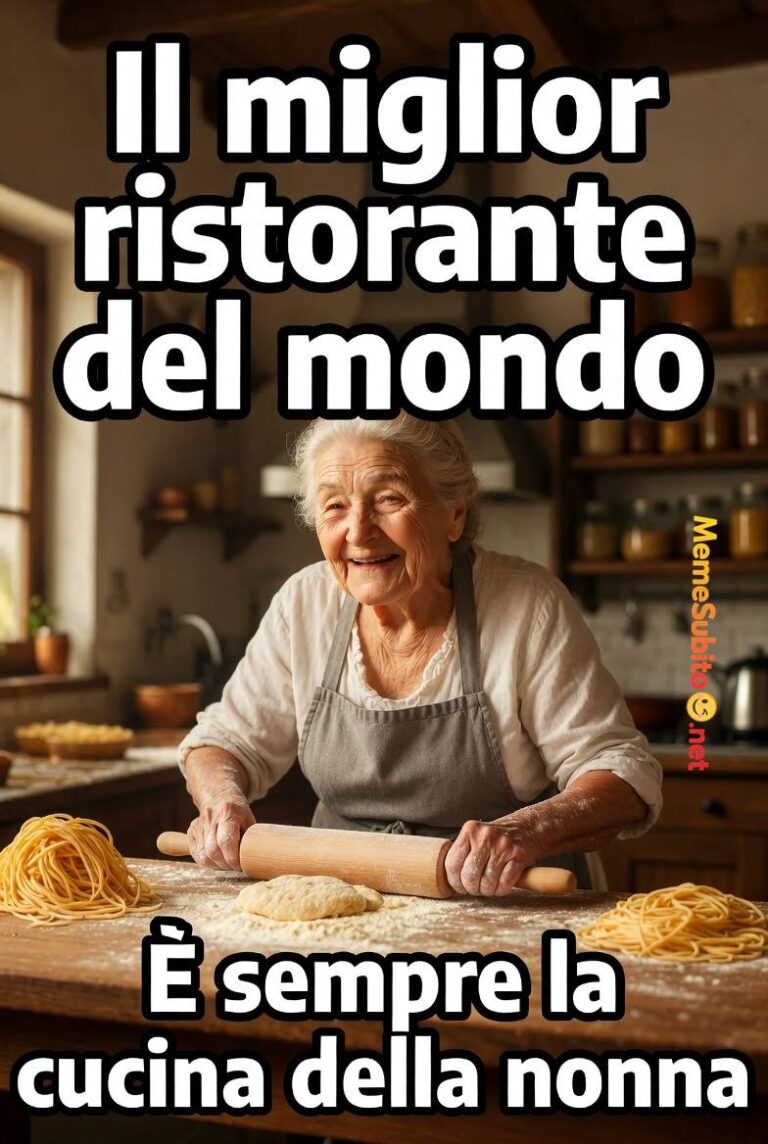 Meme cibo divertente #11 – Abbuffata italiana