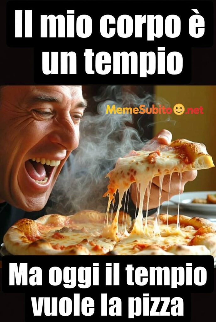Meme cibo italiano #13 – Cena italiana in famiglia