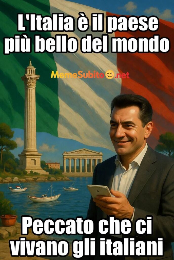 Vita quotidiana – Meme esilaranti [Meme sull’Italia]