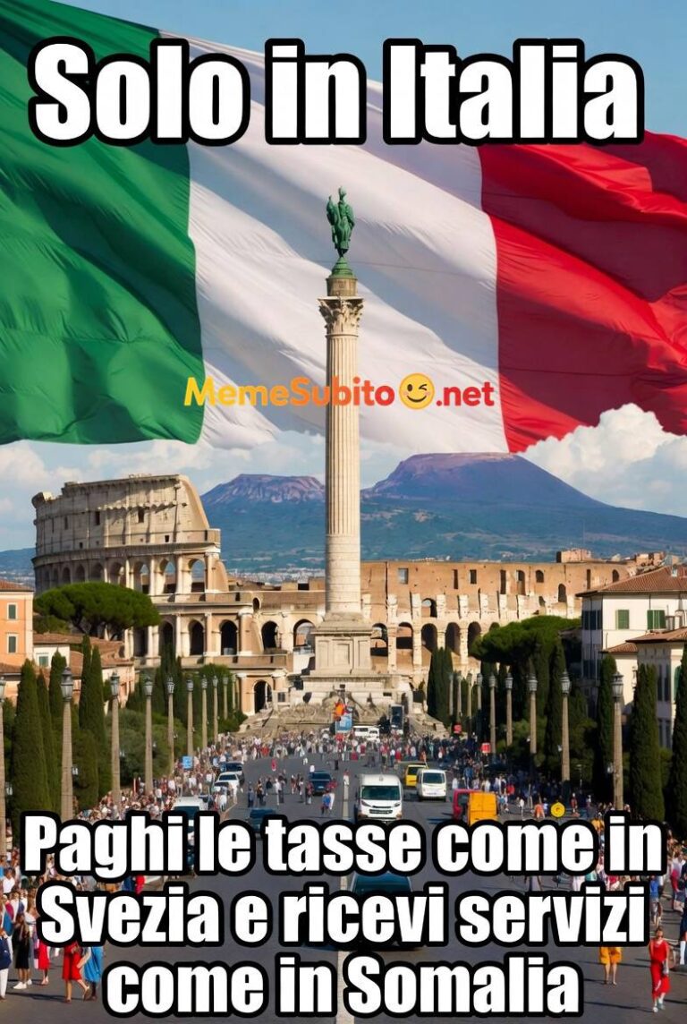 Meme italiani divertenti #20 – Italiani e le loro abitudini