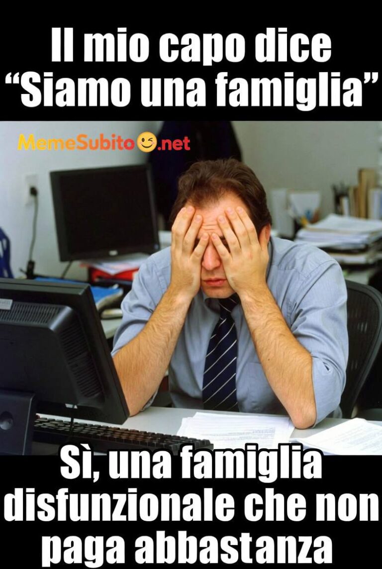 Meme ufficio italiano #1 – Il primo giorno in ufficio