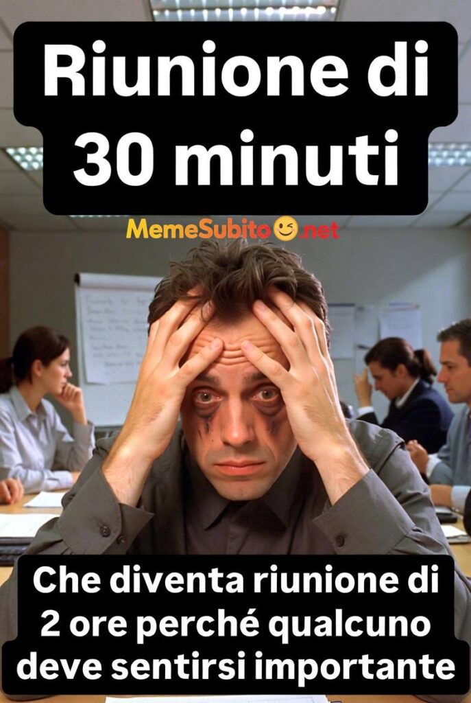 Meme lavoro ufficio #20 – Il lunedì è il nemico