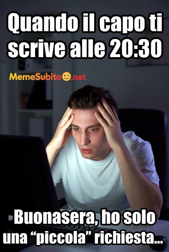 Il lavoro da casa – Meme ufficio divertente [Lavoro & Ufficio]