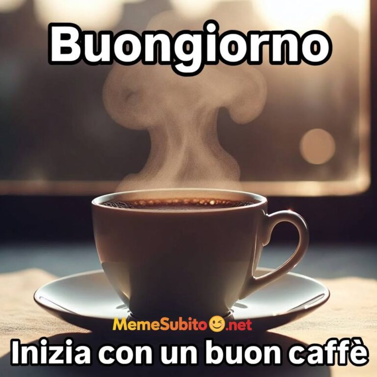 Meme caffè comico #3 – Il caffè risolve tutto