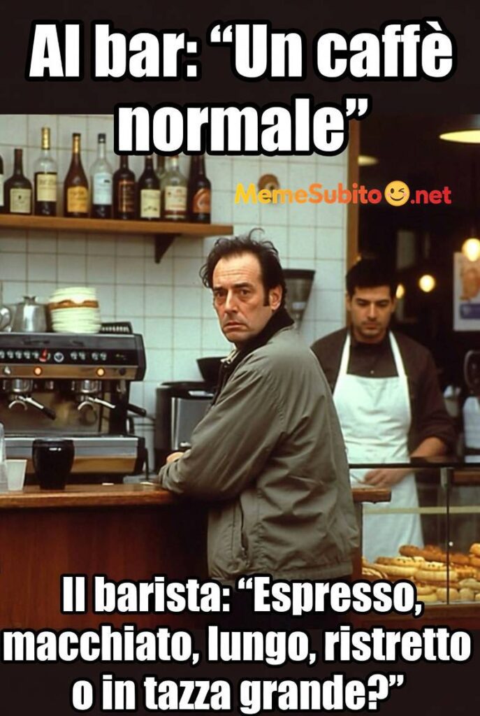 Senza caffè non sono umano – Meme caffè [Caffè]