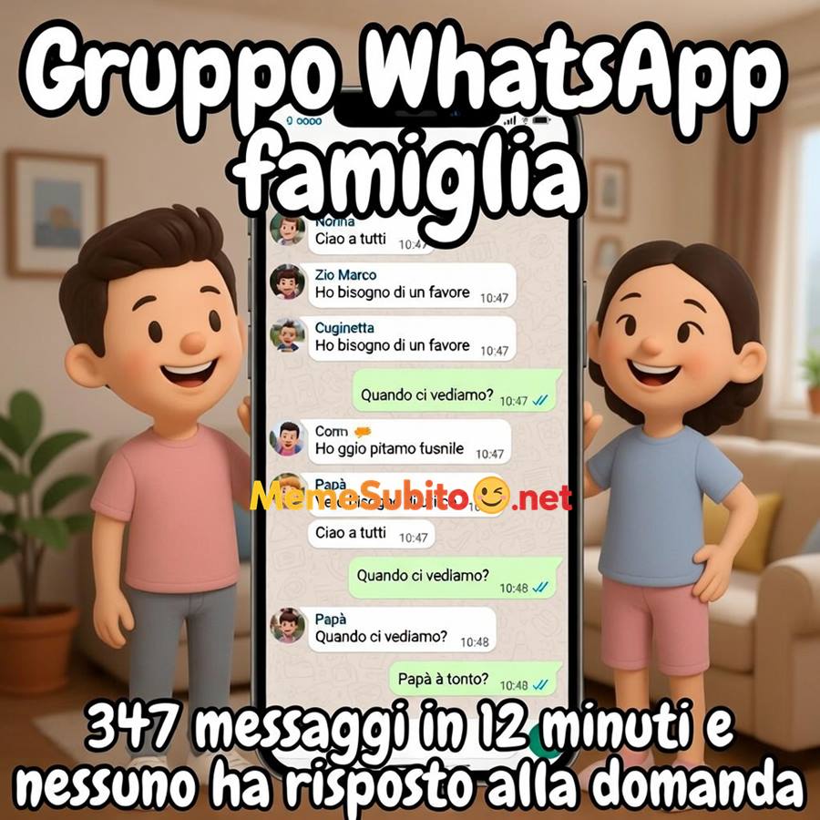 Meme famiglia italiana #2 – Scene di casa italiana