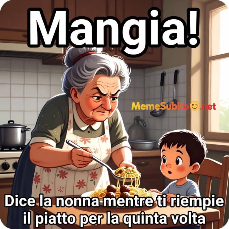 Meme famiglia divertente #3 – Famiglia italiana unita e caotica