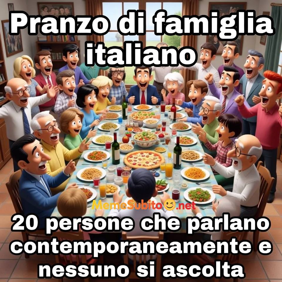 Meme famiglia italiana #4 – Immagini famiglia da ridere