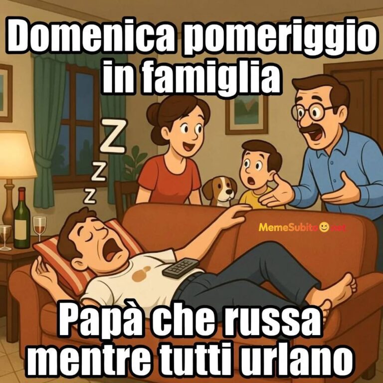 Meme famiglia divertente #7 – La mamma italiana